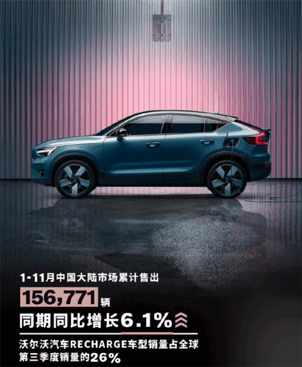沃尔沃11月销量出炉，同比大降！中国全系车型销量不及理想one一车